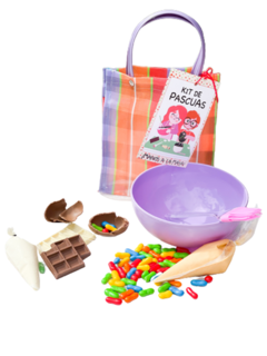 Set Cocina Kit Pascuas + Bolsa Receta Molde Delantal Pincel