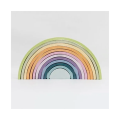 Arco Iris Ancho Waldorf Montessori 38cm X 7,5cm 12 Piezas Mk