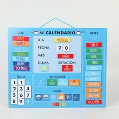 Calendario Imantado Dia Estaciones Numeros Meses Clima