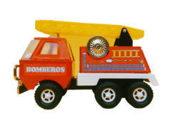 Camion De Bomberos Grande Metal Jm - comprar online