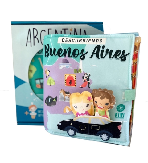 Libro De Tela Descubriendo Buenos Aires Kw