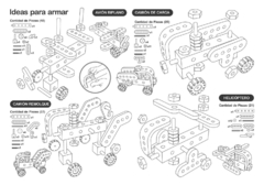 Diseña Y Arma Autos De Madera Y Goma Eva X1 Caja 36 Piezas - comprar online