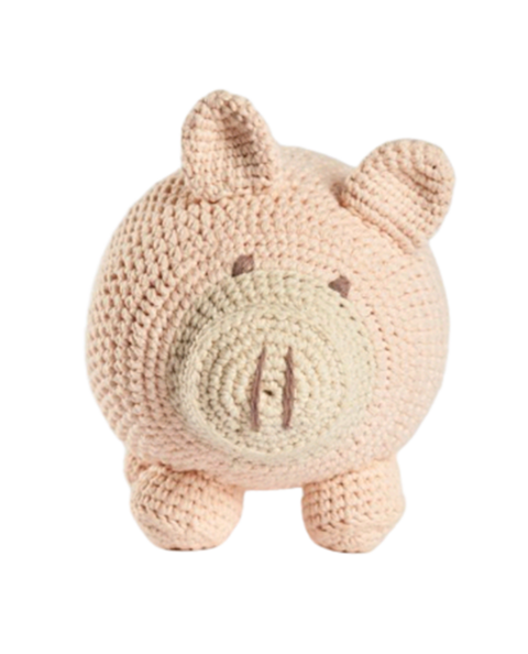 Muñeco Chancho Crochet Muñeco De Apego O Decoracion