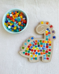 Kit De Mosaico + 1 Figura Manualidades Artesanias Madera