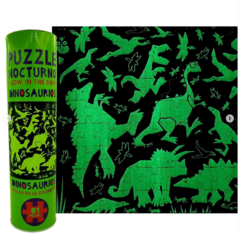 Puzzle Nocturno Fluorescente 81 Piezas Dinosaurios Jc