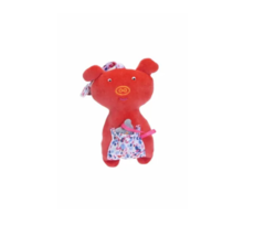 Chanchita Mama Con Cria Sonajero Tela Colgante Bebe 20cm - comprar online