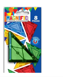 Bloques Imanes Magneticos Magnific X8 Triangulo Rectangulo