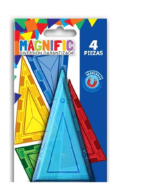 Bloques Imanes Magneticos Magnific X4 Triangulo Isosceles