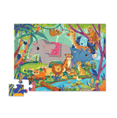 Puzzle Rompecabezas De Piso Selva Elefante 36 Piezas C. Creek - comprar online