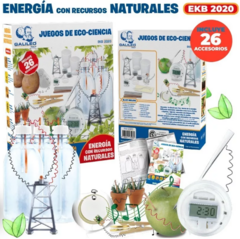 Juego De Eco Ciencia Energía Con Recursos Naturales Galileo - comprar online