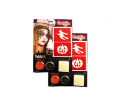 Blister Maquillaje Artistico Pinturas Glitter Halloween Futbol Spiderman - comprar online