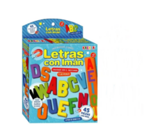 Kreker Juego Imantado Letras Imprenta Cursiva Numeros Goma Eva Bln