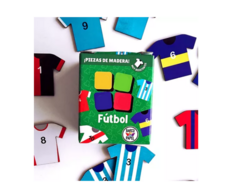 Juego De Mesa Memoria Camisetas Futbol 20 Piezas