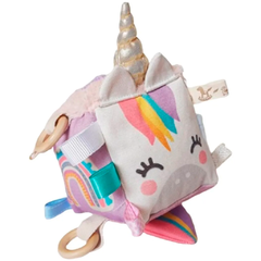 Cubo Didactico Sensorial Sonajero Motricid Unicornio 12x12cm - comprar online