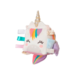 Cubo Didactico Sensorial Sonajero Motricid Unicornio 12x12cm