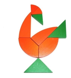 Avegram Huevo Magico Juego De Ingenio Tangram De Madera Jg