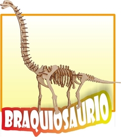 Rompecabezas Para Armar Maqueta 3d Dinosaurio Braquiosaurio