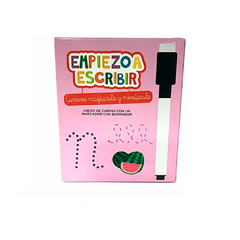 Juego De Cartas Empiezo A Escribir Cursiva + Fibron