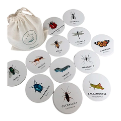 Juego Memoria Insectos Bichos 24 Piezas Ingles/cast