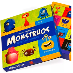 Juego Memoria Monstruos 44 Piezas Concentracion