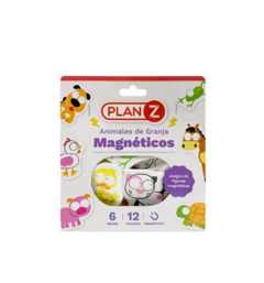 Animales Granja Imantados Magneticos 12 Piezas Pz