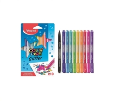 Marcadores Maped Colorpeps Glitter X10 Brillo 847110 - comprar online