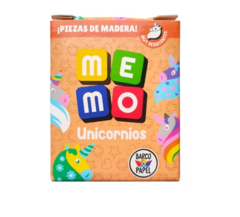 Juego De Memoria Unicornios 20 Piezas Bdp