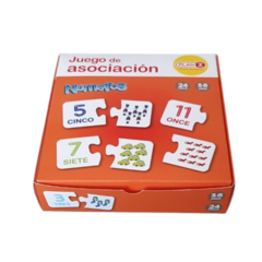 Rompecabezas Asociacion Numeros Didactico X12 Pz