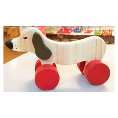 Perro Salchicha De Arrastre Empuje Unico Modelo Vm 19cm - comprar online