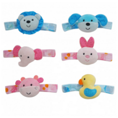 Sonajero Pulsera Bebe Para Pies Y Manos Peluche V. Modelos