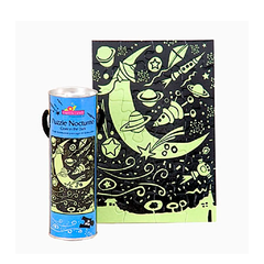 Puzzle Nocturno Fluorescente 24 Piezas Espacial Luna Jc