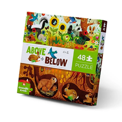 Puzzle Rompecabezas Animales Arriba Abajo 48 Piezas C Creek