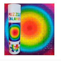 Puzzle Rompecabezas Colores Arco Iris 81 Piezas Jc