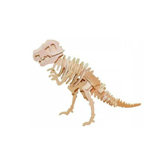 Rompecabezas Maqueta 3d Madera Dinosaurio Tiranosaurio Rex