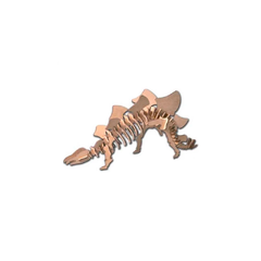Rompecabezas Maqueta 3d Dinosaurios Stegosaurio Madera