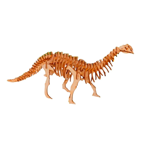 Rompecabezas Maqueta 3d Madera Dinosaurio Apatosaurio