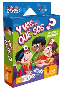 Juego De Mesa Cartas Y Vos, Quien Sos? Bontus Bln