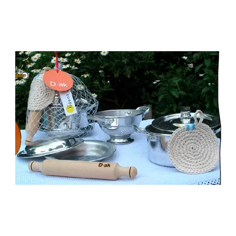 Set De Cocina Fideos De Aluminio Puro 4 Piezas