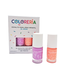 Set De Esmaltes X2 Lavable Infantil - Accesibble