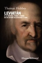 Leviatán o la materia, forma y poder de una estado eclesiástico y civil