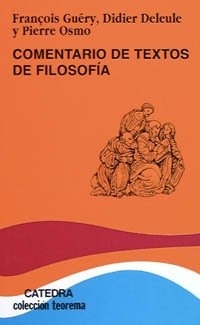COMENTARIO DE TEXTOS DE FILOSOFIA