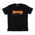 Camiseta Thrasher Flame - Black