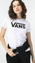 Camiseta Feminina Vans Classic - White