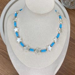 Chocker ng06 estrelas azul