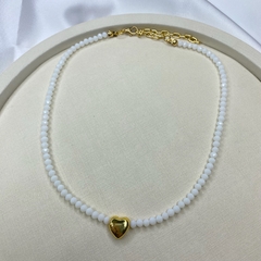 Chocker cristal jw43 M coração branco - comprar online