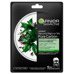 GARNIER MASCARILLA EN TELA PURE ACTIVE MASCARILLA CARBON