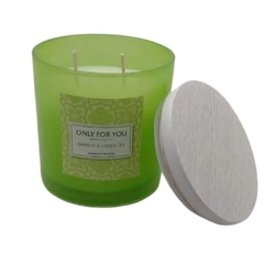 Vela dois pavios- Bamboo & Green Tea - comprar online