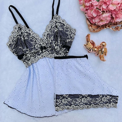 Baby doll de lese com renda - comprar online