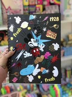 Cuaderno Mickey Mouse Since 1928- A4- Rayado -Mooving-