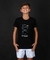 Camiseta Titular Kids Urso Flocado - PRETO